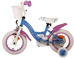 Bicicleta E&L Disney Frozen 12 inch CB, frana de mana pe roata fata, scaun si ghidon reglabil, spite metalice, roti gonflabile, stopuri reflectorizante - Img 5