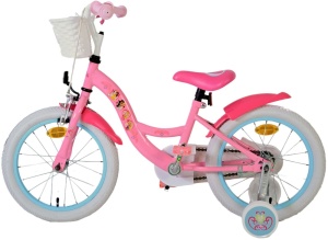 Bicicleta E&L Disney Princess 16 inch, frana de mana pe roata din fata, scaun si ghidon reglabil, spite metalice, roti gonflabile, stopuri reflectorizante - Img 5