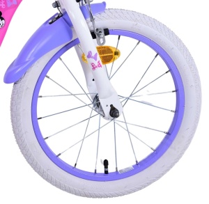 Bicicleta E&L Minnie Mouse 16 inch Bow Tie, frana de mana pe ambele roti, scaun si ghidon reglabil, cosulet pe ghidon, roti gonflabile, stopuri reflectorizante - Img 6