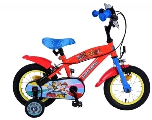 Bicicleta E&L Paw Patrol Core 12 inch, frana de mana pe roata fata, scaun si ghidon reglabil, spite metalice, roti gonflabile, stopuri reflectorizante - Img 7