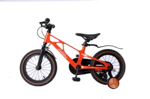 Bicicleta Lamborghini 18 inch, cadru magneziu, portocalie - Img 3
