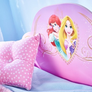 Pat Disney Princess cu spatiu depozitare  - Img 3