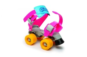 Patine cu rotile Mini Jet masura reglabila 24-36, culoare roz - Img 3