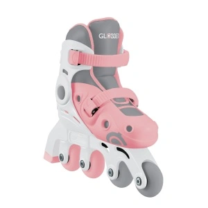 Role Globber INITIERE, reglabile 2 in 1, masura 26-29, rulmenti ABEC 9, culoare roz pal - Img 4
