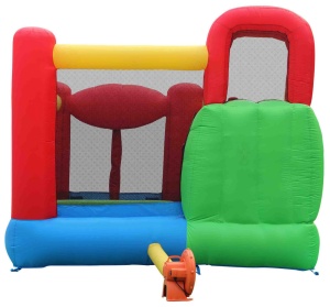 Saltea gonflabilă Play Center 6 in 1 cu spațiu de cățărat, loc de joacă cu bile, coș de baschet si tunel - Img 5