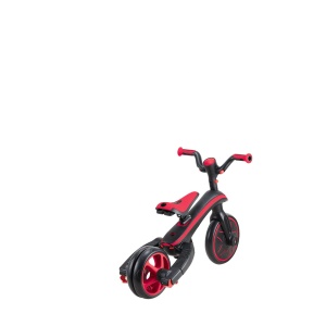 Tricicleta Globber EXPLORER PLIABLA 4 in 1, functie free wheel, scaun ajustabil, roti EVA, centura siguranta in 5 puncte, culoare rosie - Img 2