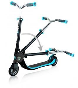 Trotineta Globber FLOW 125, pliabila, ghidon reglabil 4 nivele, greutate suportata 100 kg, rulmenti ABEC 7, culoare albastra - Img 8