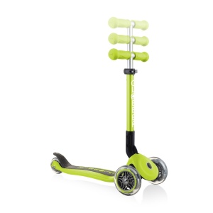 Trotineta Globber JUNIOR PLIABILA, ghidon ajustabil 3 nivele, greutate maxima 50 kg, rulmenti ABEC 5, culoare verde