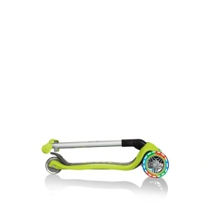 Trotineta Globber PRIMO pliabila cu lumini, ghidon ajustabil 3 nivele, rulmenti ABEC 5, culoare verde - Img 3
