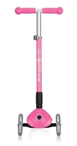 Trotineta Globber PRIMO, pliabila, ghidon reglabil pe 3 nivele, rulmenti ABEC 5, culoare roz - Img 2