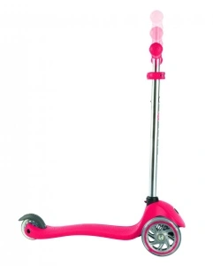 Trotineta Globber PRIMO V2, cu lumini, ghidon ajustabil 3 nivele, varsta 3+, culoare rosu - Img 5