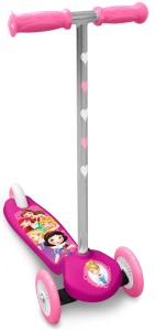 Trotineta intuitiva Disney Princess, 3 roti, platforma antiderapanta, manere ergonomice