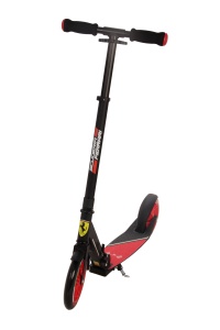 Trotineta pliabila Ferrari Junior cu roti 200 mm, neagra - Img 3