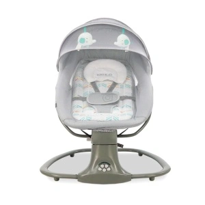 Balansoar electric Khalo pentru copii culoare gri - Img 4