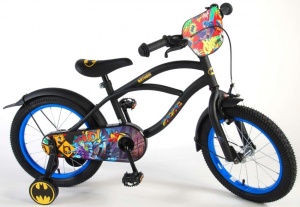 Bicicleta E&L Batman 16 inch, frana de mana pe ambele roti, scaun si ghidon reglabil, spite metalice, roti gonflabile