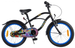 Bicicleta E&L Batman 18 inch, frana de mana tip "V" roata fata, scaun si ghidon reglabil, roti gonflabile - Img 3