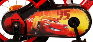 Bicicleta E&L Disney Cars 12 inch CB, frana de mana pe roata fata, scaun si ghidon reglabil, spite metalice, roti gonflabile, stopuri reflectorizante - Img 4
