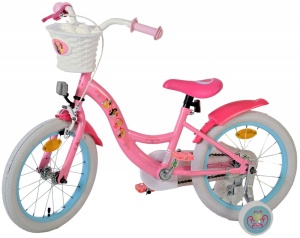 Bicicleta E&L Disney Princess 16 inch, frana de mana pe roata din fata, scaun si ghidon reglabil, spite metalice, roti gonflabile, stopuri reflectorizante - Img 6