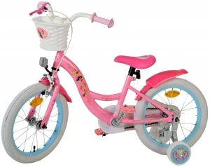 Bicicleta E&L Disney Princess 16 inch, frana de mana pe roata din fata, scaun si ghidon reglabil, spite metalice, roti gonflabile, stopuri reflectorizante - Img 6