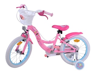 Bicicleta E&L Disney Princess 16 inch FW, frana de mana pe ambele roti, scaun si ghidon reglabil, cosulet pe ghidon, roti gonflabile, stopuri reflectorizante - Img 7