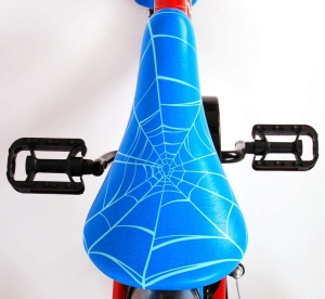 Bicicleta E&L Spiderman RB 14 inch, frana de mana pe roata din fata, sticla de apa, scaun si ghidon reglabil, roti ajutatoare - Img 5