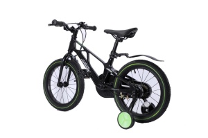 Bicicleta Lamborghini 14 inch, cadru magneziu, neagra - Img 3