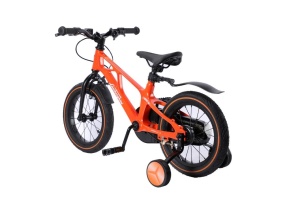 Bicicleta Lamborghini 18 inch, cadru magneziu, portocalie - Img 4