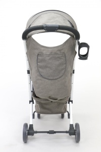 Carucior Asalvo Cotton, spatar reglabil, mod inclinare completa, suport pentru picioare reglabil, rotire 360 grade pe rotile din fata - Img 6