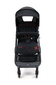 Carucior Asalvo sport, modul Troller-transport pe avion negru-rosu - Img 8