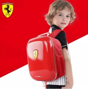 Ghiozdan Ferrari design 3D, culoare rosie - Img 4