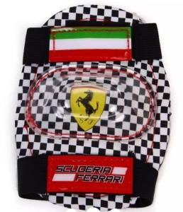 Role Ferrari, reglabile, masura 29 - 32, culoare rosie, cu set protectie si casca - Img 3