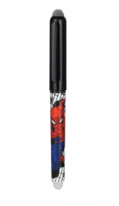 Set 3 stilouri scrie-sterge, cu cerneala termosensibila, grosime scriere M, cu capac, personaj Spiderman - Img 3