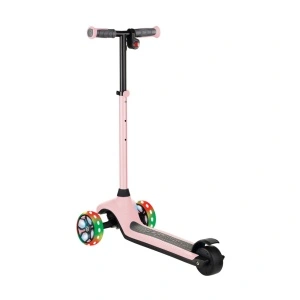 Trotineta Globber E-MOTION 4, ghidon reglabil pe inaltime, roti cu LED, motor 80W, autonomie 8-10 km, culoare roz - Img 2