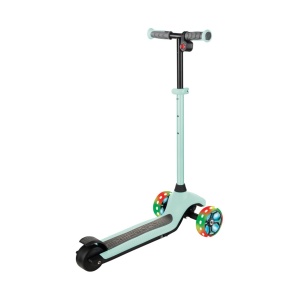 Trotineta Globber E-MOTION 4, ghidon reglabil pe inaltime, roti cu LED, motor 80W, autonomie 8-10 km, culoare verde - Img 4