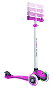 Trotineta Globber Evo 4 in 1 comfort lights roz - Img 3