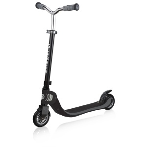 Trotineta Globber FLOW 125, pliabila, ghidon reglabil 4 nivele, greutate suportata 100 kg, rulmenti ABEC 7, culoare gri-negru