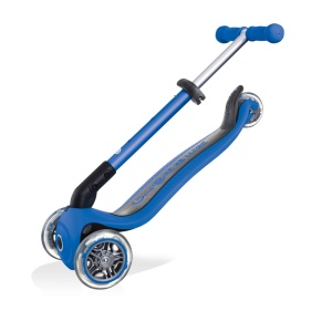 Trotineta Globber JUNIOR PLIABILA, ghidon ajustabil 3 nivele, greutate maxima 50 kg, rulmenti ABEC 5, culoare albastra - Img 7