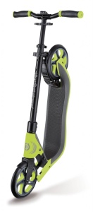 Trotineta Globber ONE NL 205, pliere cu clema în 1 secundă, ghidon reglabil 3 nivele, rulmenti ABEC 7, culoare verde - Img 2