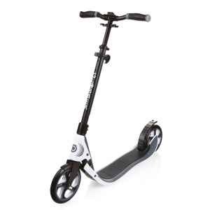 Trotineta Globber ONE NL 205, pliere cu clema în 1 secundă, ghidon reglabil 3 nivele, rulmenti ABEC 7, culoare alb - Img 5