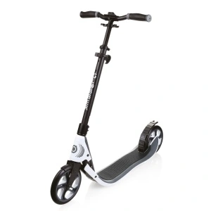 Trotineta Globber ONE NL 205, pliere cu clema în 1 secundă, ghidon reglabil 3 nivele, rulmenti ABEC 7, culoare alb - Img 5