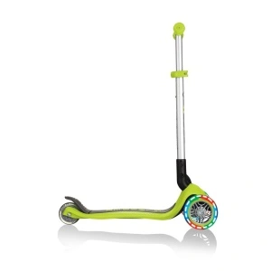Trotineta Globber PRIMO pliabila cu lumini, ghidon ajustabil 3 nivele, rulmenti ABEC 5, culoare verde - Img 4