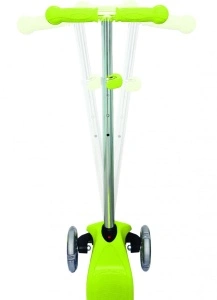 Trotineta Globber PRIMO V2, cu lumini, ghidon ajustabil 3 nivele, varsta 3+, culoare verde - Img 3
