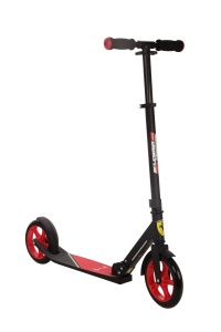 Trotineta pliabila Ferrari Junior cu roti 200 mm, neagra - Img 4
