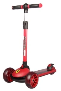Trotineta pliabila Ferrari Twist rosie cu scaun - Img 6