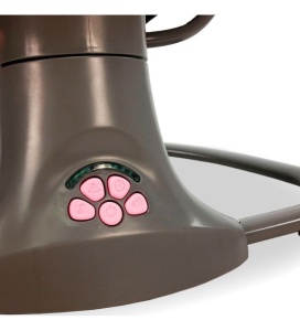 Balansoar electric Khalo, bluetooth, telecomanda, centura siguranta, timer oprire automata, spatar reglabil, 67 x 51 x 62 cm - Img 7