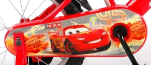 Bicicleta E&L Disney Cars 16 inch, frana de mana pe ambele roti, scaun si ghidon reglabil, sticla de apa, spite otel, roti gonflabile - Img 6