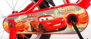 Bicicleta E&L Disney Cars 16 inch, frana de mana pe ambele roti, scaun si ghidon reglabil, sticla de apa, spite otel, roti gonflabile - Img 6
