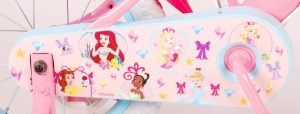Bicicleta E&L Disney Princess 14 inch Pink, frana de mana pe ambele roti, scaun si ghidon reglabil, suport pentru papusi, cosulet pe ghidon, roti gonflabile - Img 6