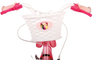 Bicicleta E&L Disney Princess 14 inch Pink ND, frana de mana pe ambele roti, scaun si ghidon reglabil, spite metalice, roti gonflabile, stopuri reflectorizante - Img 3