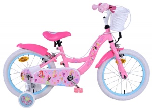 Bicicleta E&L Disney Princess 16 inch FW, frana de mana pe ambele roti, scaun si ghidon reglabil, cosulet pe ghidon, roti gonflabile, stopuri reflectorizante - Img 8